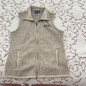 Patagonia Tan Fleece Vest